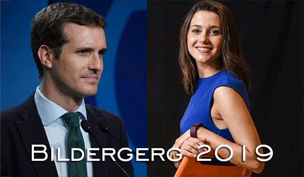 Pablo Casado e Inés Arrimadas a Bilderberg 2019